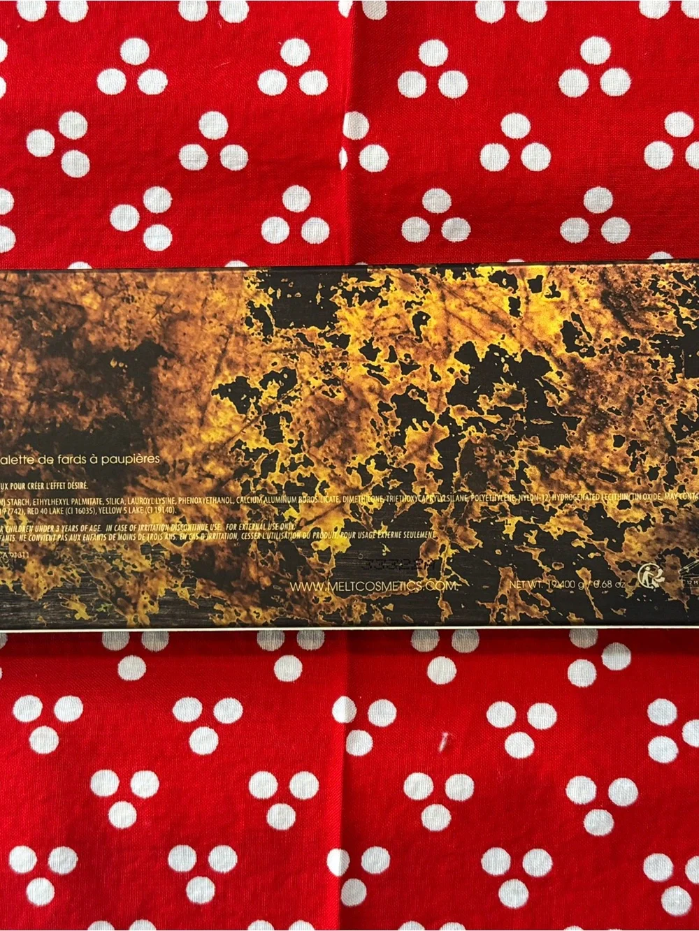 Melt Cosmetics Rust Eyeshadow Palette